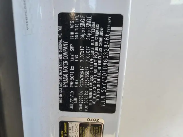 2016 HYUNDAI SANTA FE SPORT   