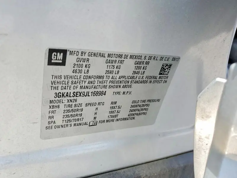 2018 GMC TERRAIN DENALI  