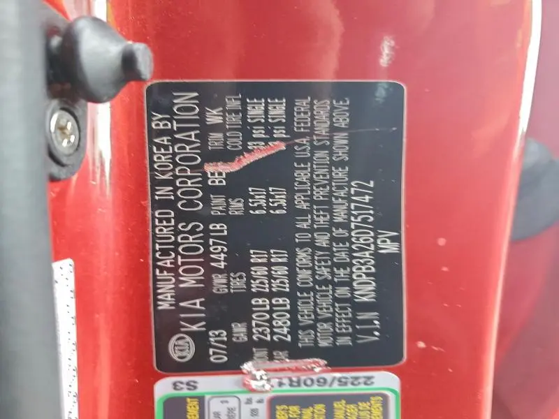 2013 KIA SPORTAGE BASE  