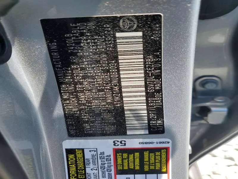2022 TOYOTA CAMRY XSE V6  