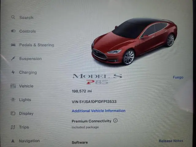 2013 TESLA MODEL S   
