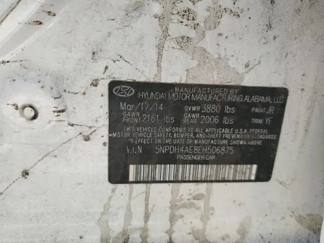 2014 HYUNDAI ELANTRA SE  