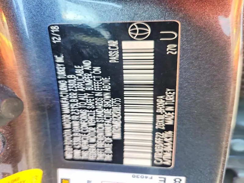 2019 TOYOTA C-HR XLE  