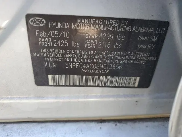 2011 HYUNDAI SONATA SE