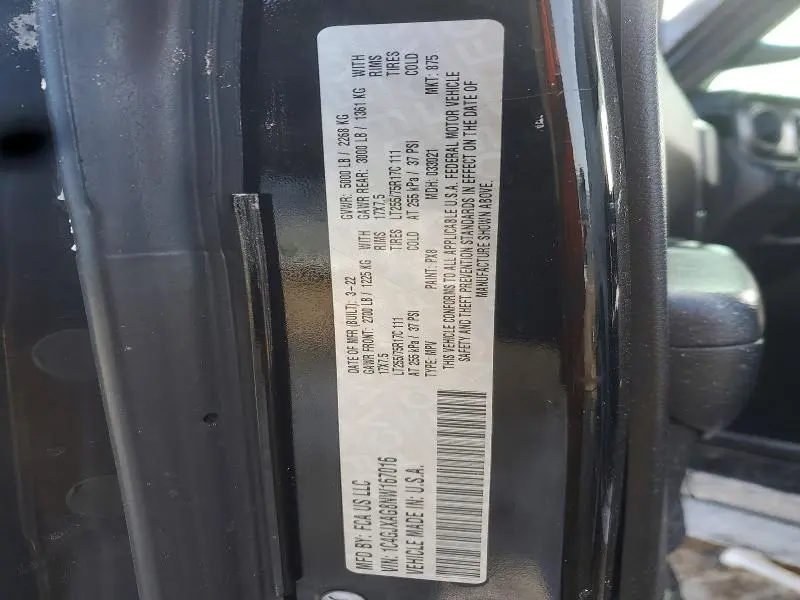 2022 JEEP WRANGLER SPORT  