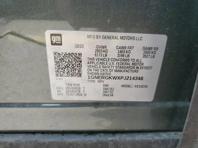 2023 CHEVROLET TRAVERSE LT  