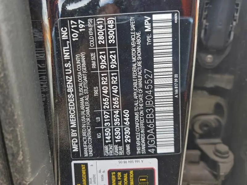 2018 MERCEDES-BENZ GLE 43 AMG  