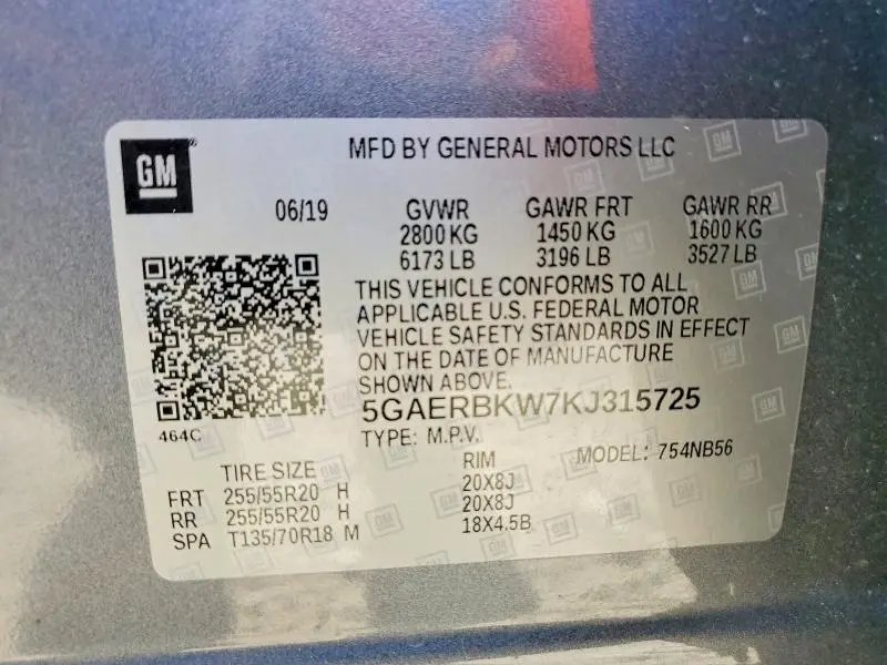2019 BUICK ENCLAVE ESSENCE  