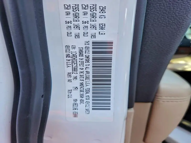 2014 DODGE DURANGO LIMITED  