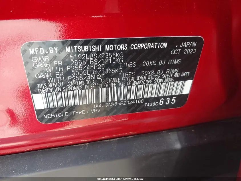 2024 MITSUBISHI OUTLANDER SEL 2.5 2WD