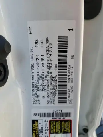 2025 TOYOTA TUNDRA DOUBLE CAB SR  