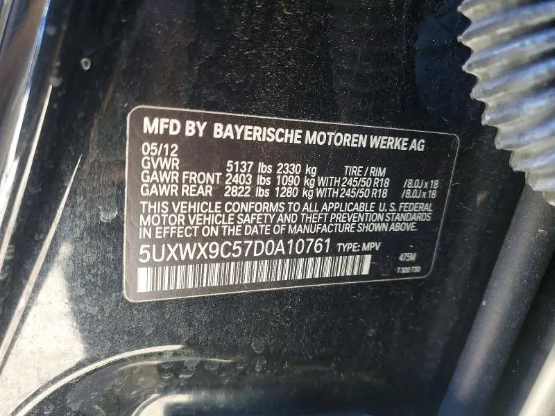 2013 BMW X3 XDRIVE28I  