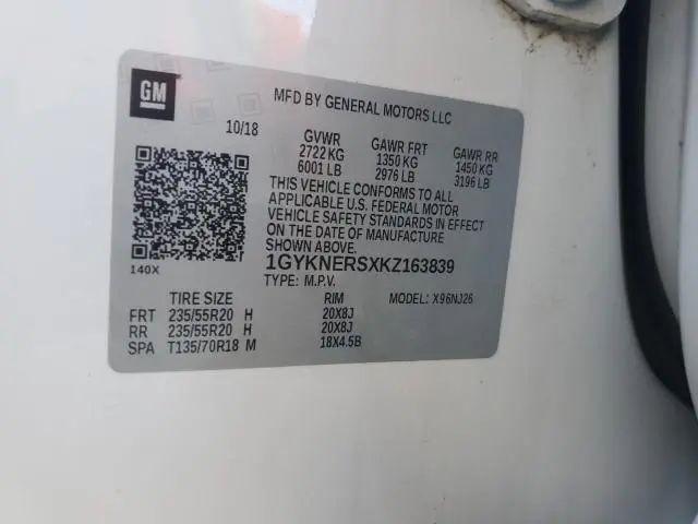 2019 CADILLAC XT5 PREMIUM LUXURY  