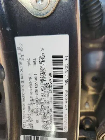 2017 TOYOTA TACOMA DOUBLE CAB  