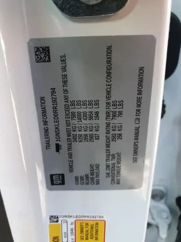 2024 CHEVROLET TAHOE K1500  