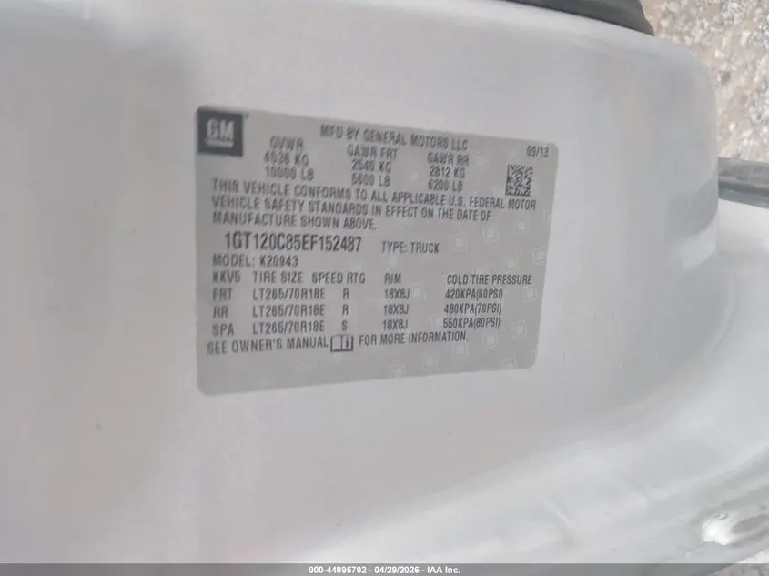 2014 GMC SIERRA 2500HD SLE