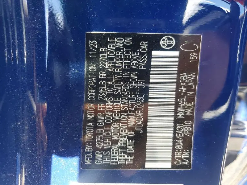 2024 TOYOTA PRIUS XLE  