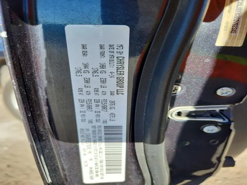 2014 JEEP PATRIOT LATITUDE  