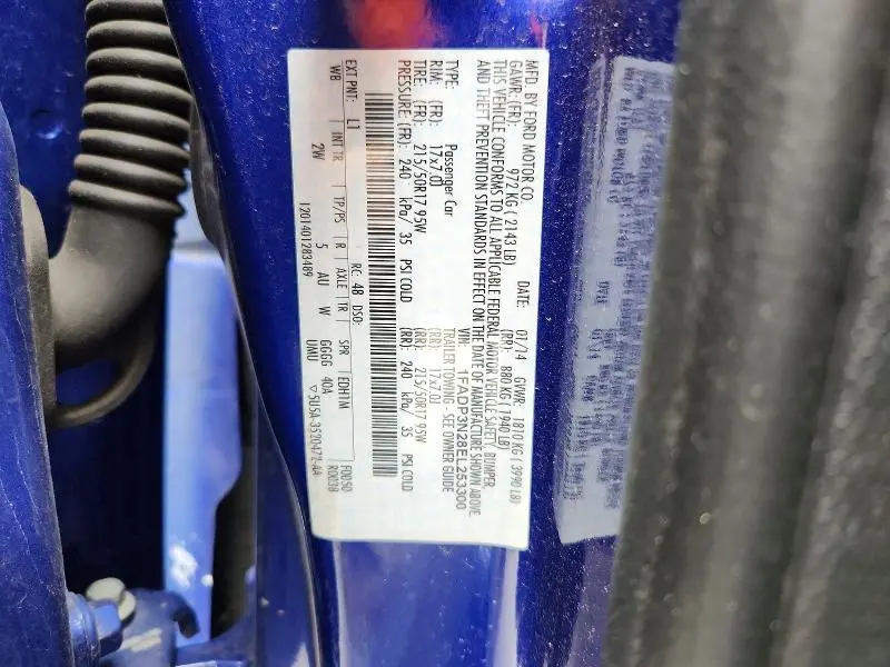 2014 FORD FOCUS TITANIUM  
