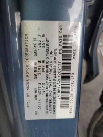 2014 MAZDA 3 TOURING  