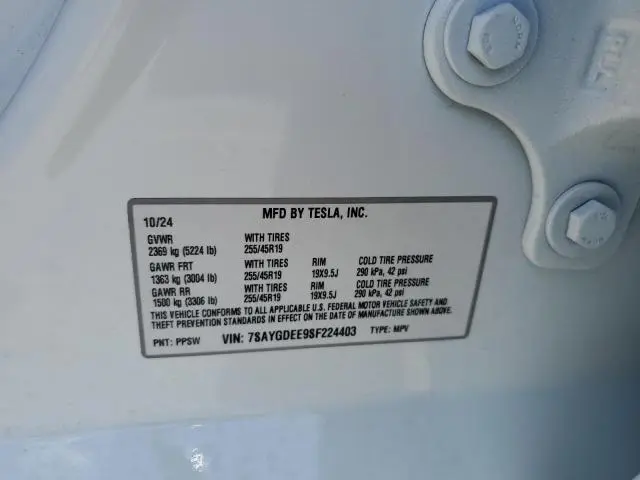 2025 TESLA MODEL Y 