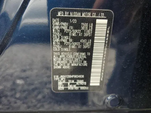 2023 NISSAN ARMADA PLATINUM  