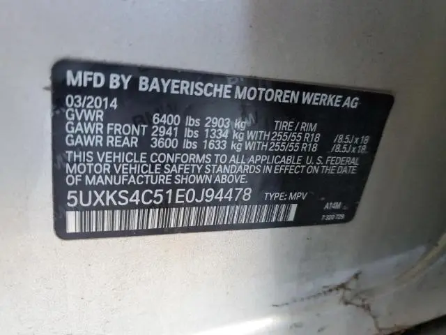 2014 BMW X5 XDRIVE35D  