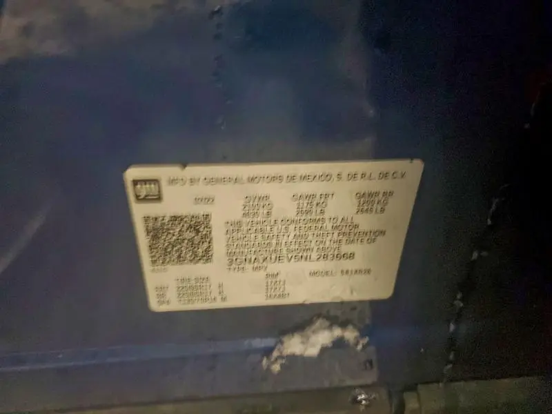 2022 CHEVROLET EQUINOX LT  