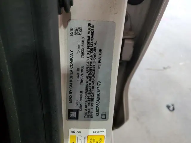 2017 CHEVROLET SPARK LS  