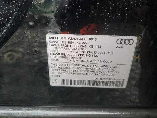2017 AUDI Q3 PREMIUM  