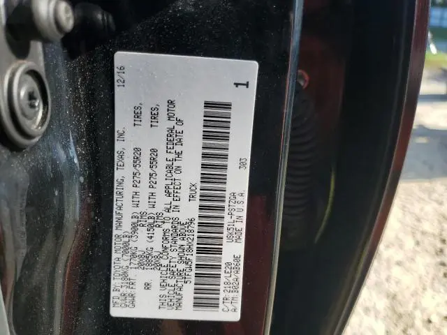2017 TOYOTA TUNDRA CREWMAX 1794  