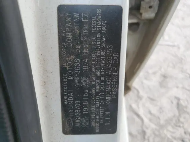 2010 HYUNDAI ACCENT GLS  