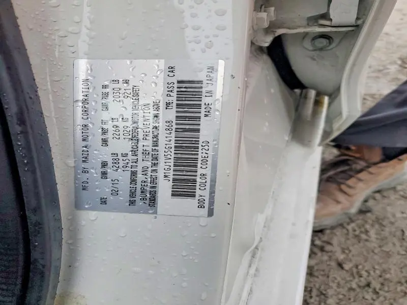 2016 MAZDA 6 TOURING  