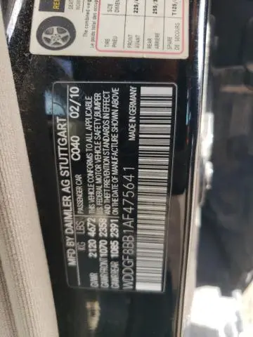 2010 MERCEDES-BENZ C 300 4MATIC  