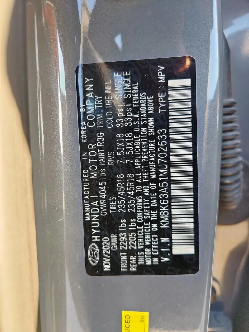 2021 HYUNDAI KONA NIGHT  