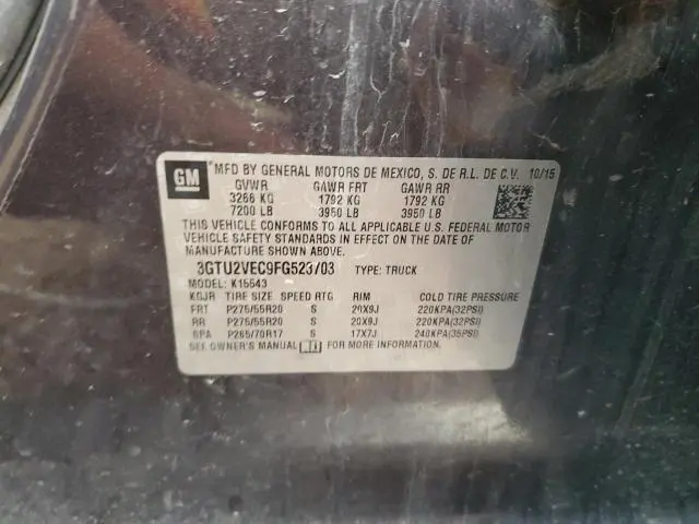 2015 GMC SIERRA K1500 SLT  