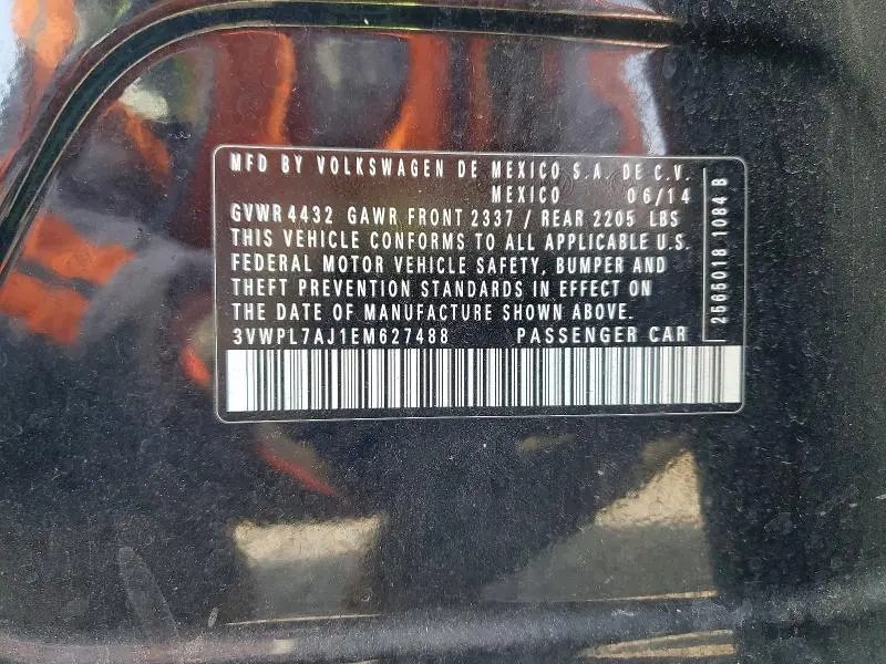 2014 VOLKSWAGEN JETTA TDI  