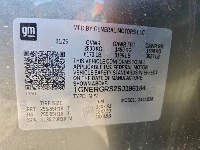 2025 CHEVROLET TRAVERSE LT  