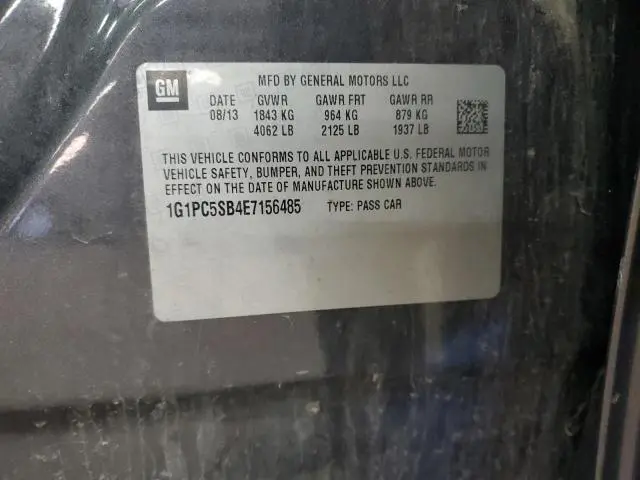 2014 CHEVROLET CRUZE LT  