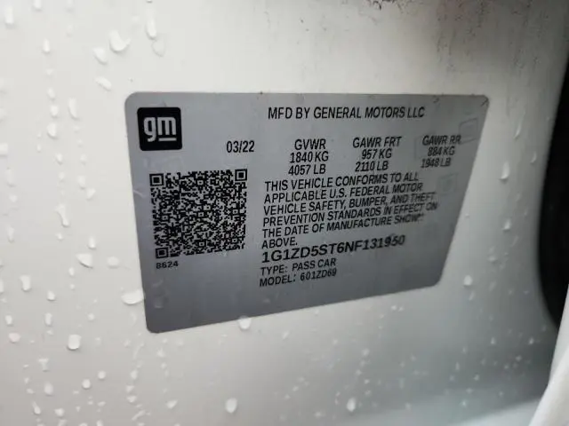 2022 CHEVROLET MALIBU LT  