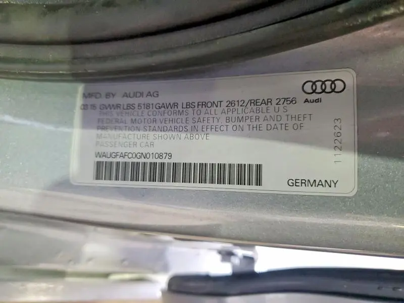 2016 AUDI A6 PREMIUM PLUS  