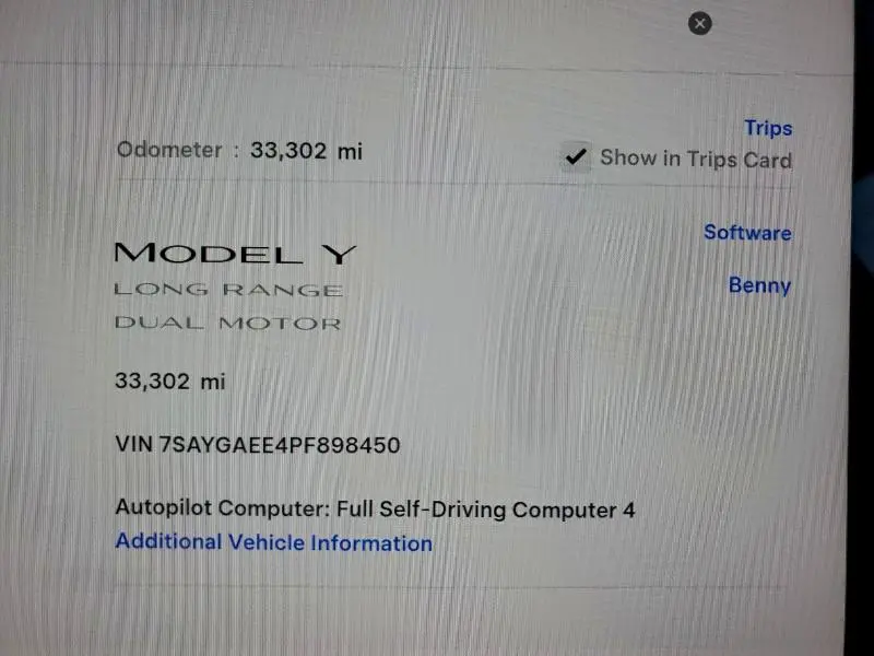 2023 TESLA MODEL Y   