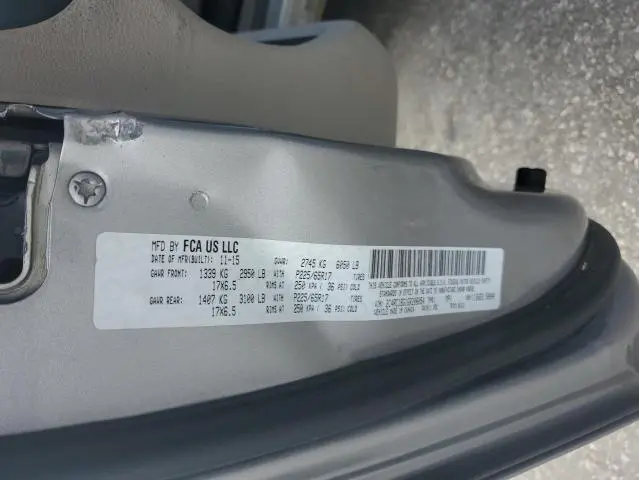 2016 CHRYSLER TOWN & COUNTRY TOURING  