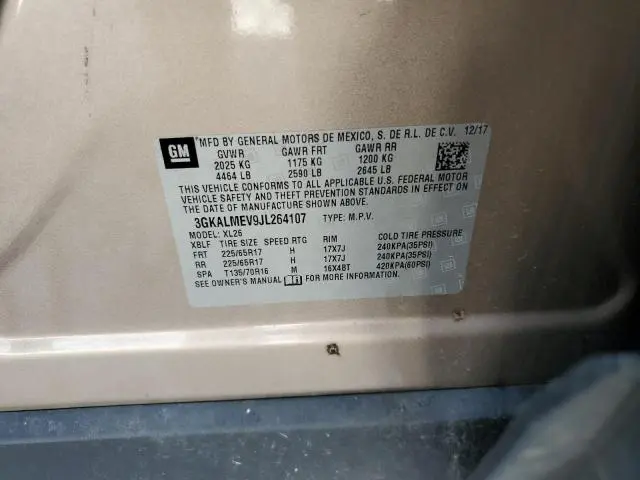 2018 GMC TERRAIN SLE  