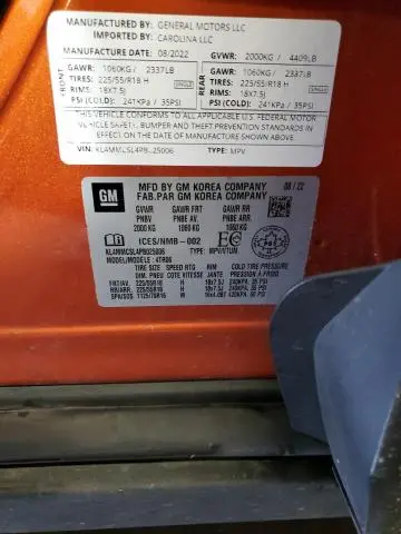 2023 BUICK ENCORE GX PREFERRED  