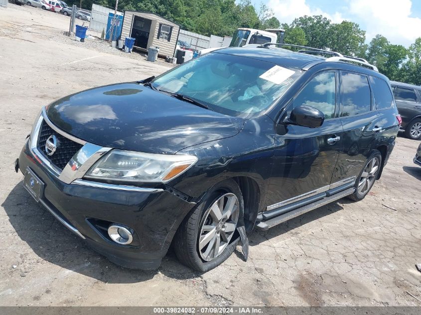 2014 NISSAN PATHFINDER PLATINUM