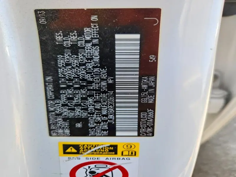 2014 LEXUS RX 350 BASE  