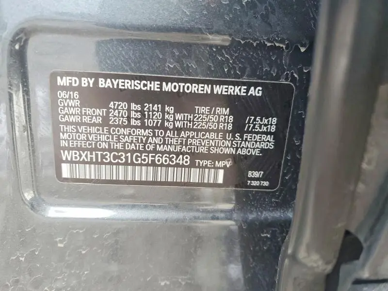 2016 BMW X1 XDRIVE28I  