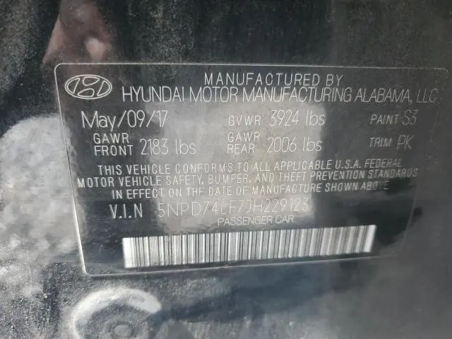 2018 HYUNDAI ELANTRA SE  