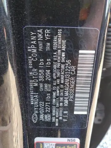 2022 HYUNDAI ELANTRA SEL